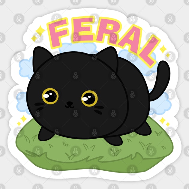 Feral Sticker by Brunaesmanhott0